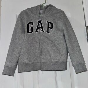 GAP Boys  Fleeced Lined  Zip up Hoodie Sweater Size 5yr
